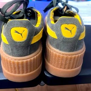 Rhianna Fenty suede sneakers